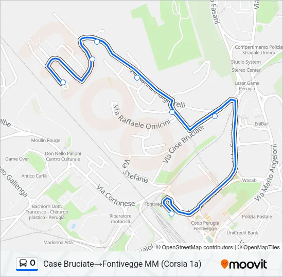 O Bus Line Map
