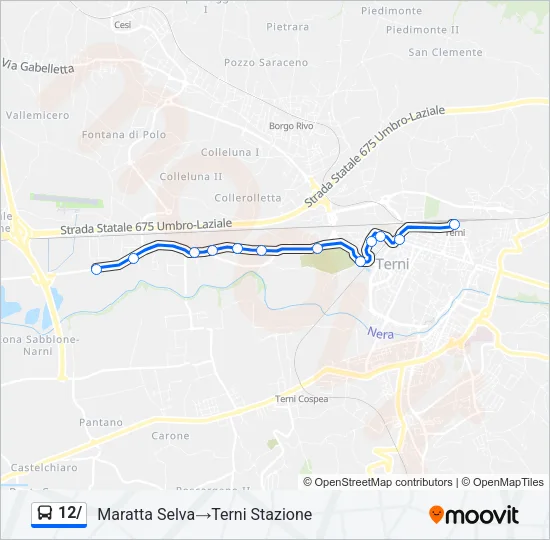 12/ Bus Line Map