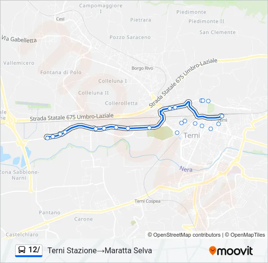 12/ Bus Line Map