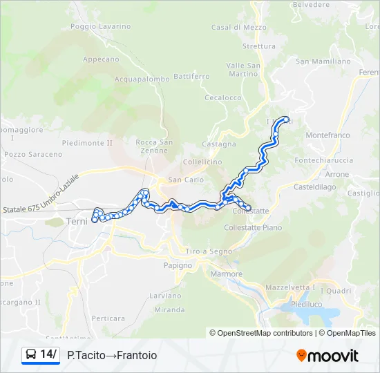 14/ Bus Line Map