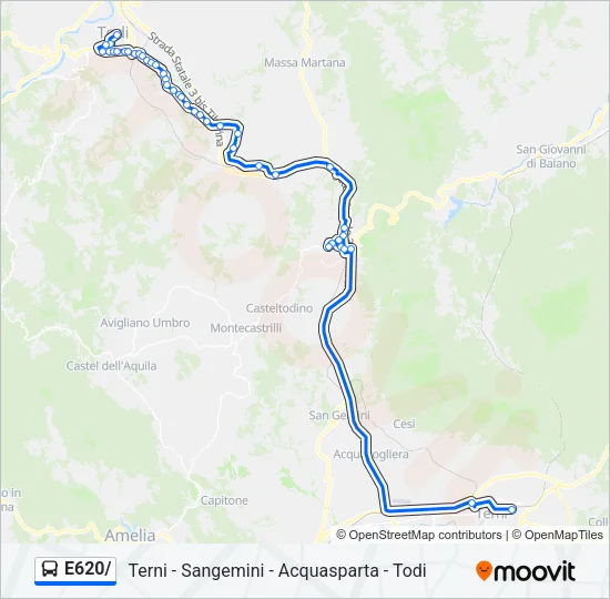 E620/ Bus Line Map