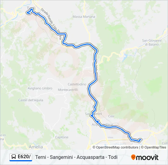 E620/ Bus Line Map