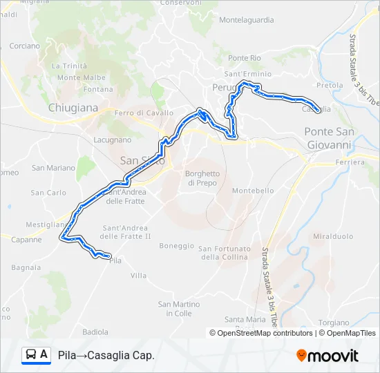 A Bus Line Map