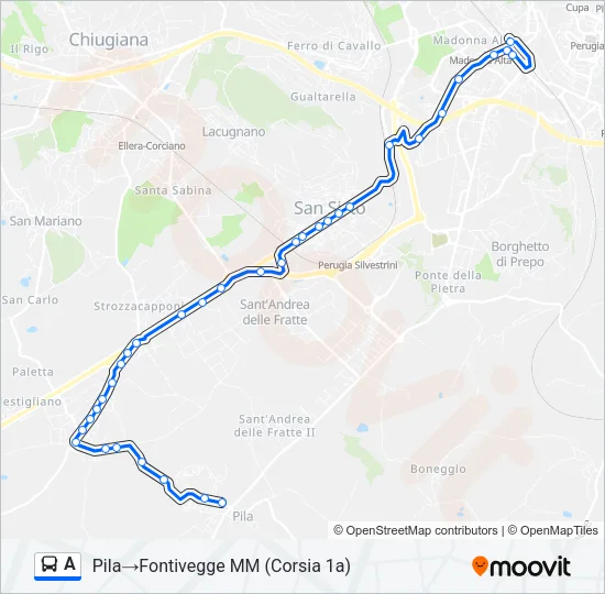 A Bus Line Map