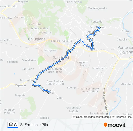 A Bus Line Map