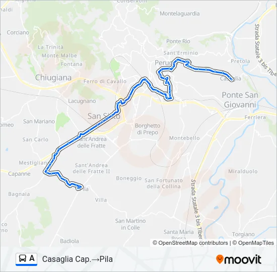 A Bus Line Map