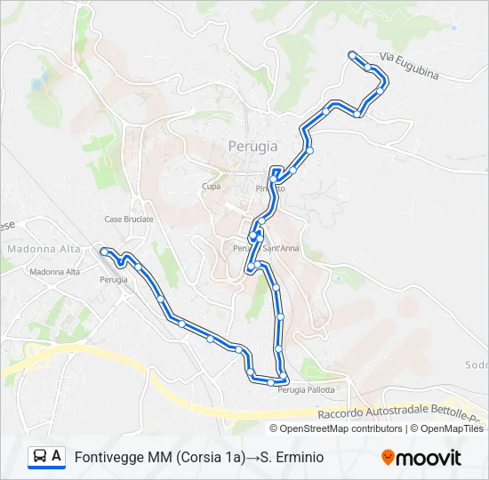 A Bus Line Map
