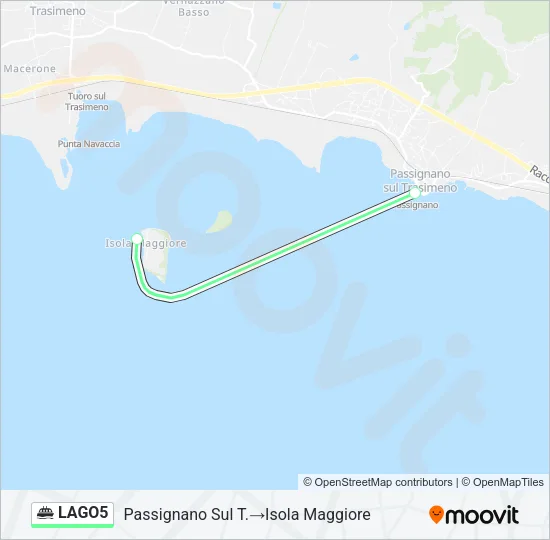 LAGO5 Ferry Line Map