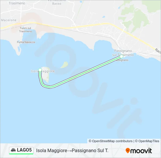 LAGO5 Ferry Line Map