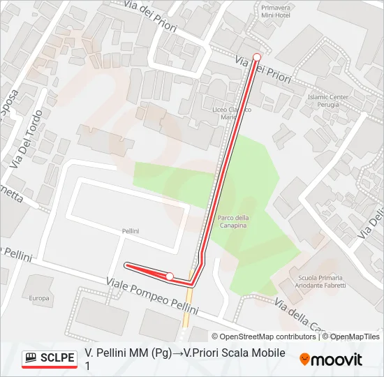 SCLPE Funicular Line Map