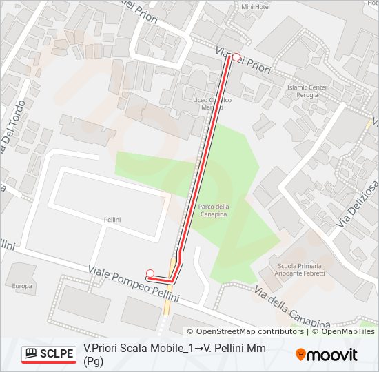 SCLPE funicular Line Map