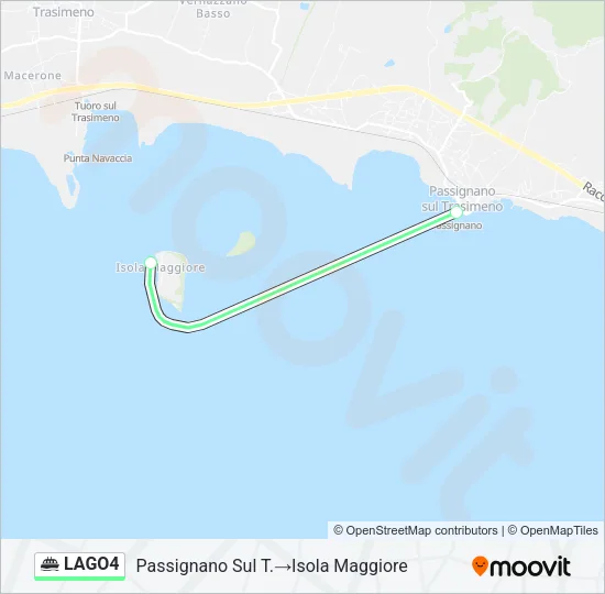LAGO4 Ferry Line Map