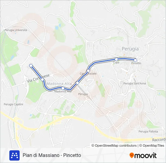 MINIMETRO Metro Line Map