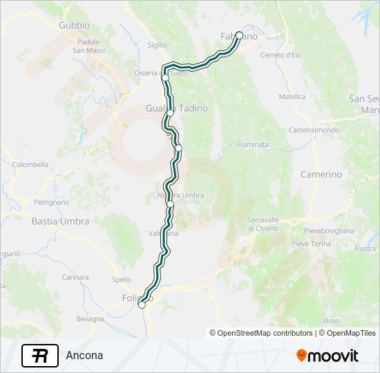 R Train Line Map