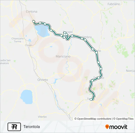 R Train Line Map