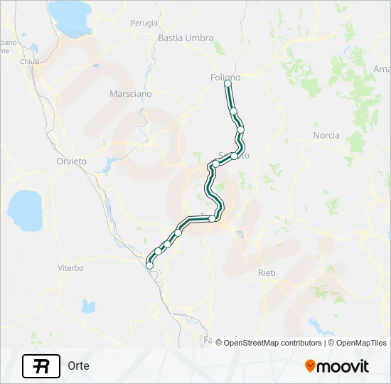 R Train Line Map