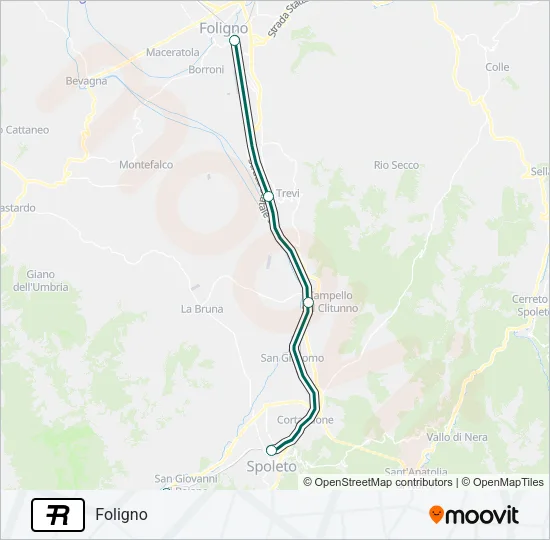 R Train Line Map