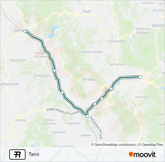 R Train Line Map