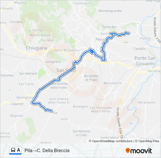 A Bus Line Map