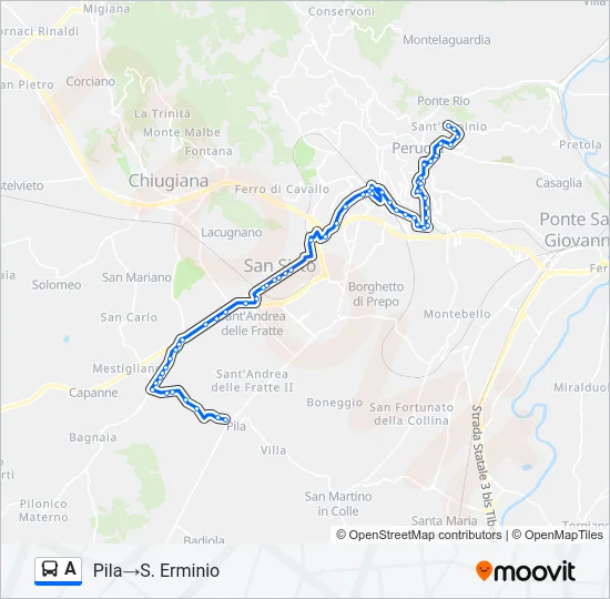 A Bus Line Map