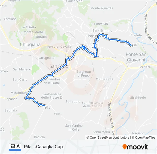 A Bus Line Map