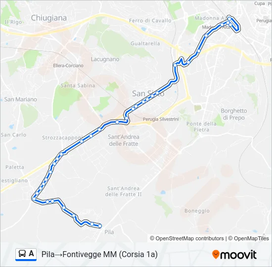 A Bus Line Map