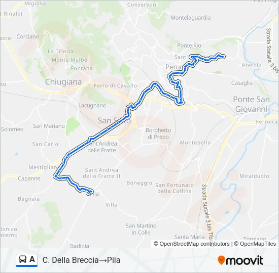 A Bus Line Map
