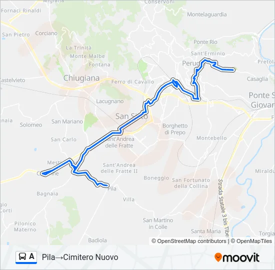 A Bus Line Map