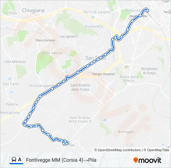 A Bus Line Map