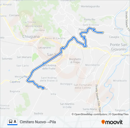 A Bus Line Map