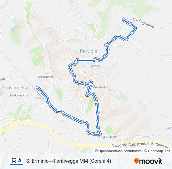 A Bus Line Map