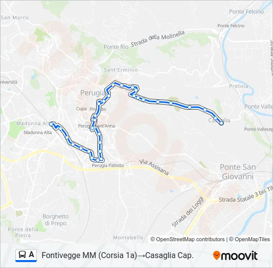 A Bus Line Map