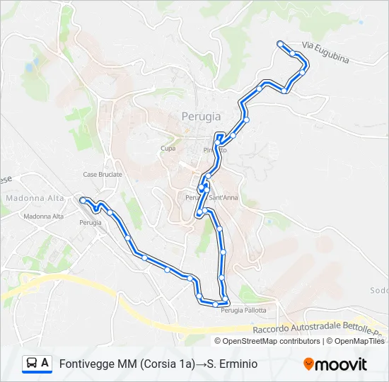 A Bus Line Map
