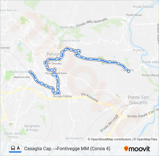 A Bus Line Map