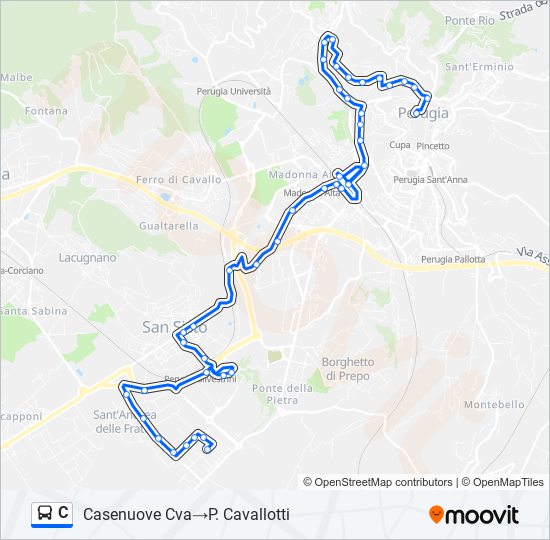 c Route Schedules Stops Maps Casenuove Cva P. Cavallotti