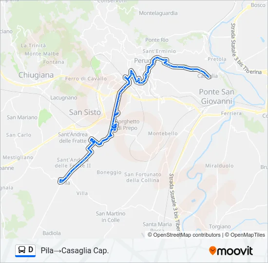 D Bus Line Map