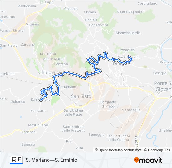 Linea f orari fermate e mappe S. Mariano S. Erminio Aggiornato