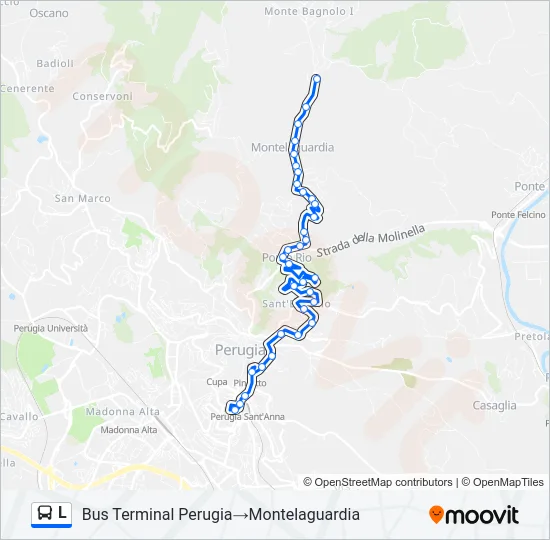 L Bus Line Map