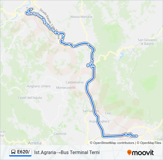 E620/ Bus Line Map