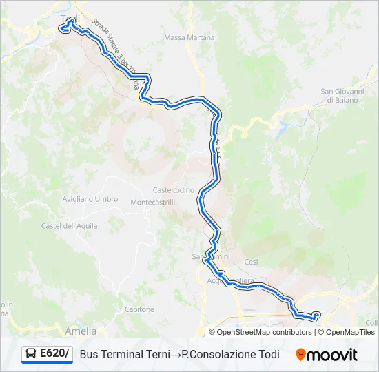E620/ Bus Line Map