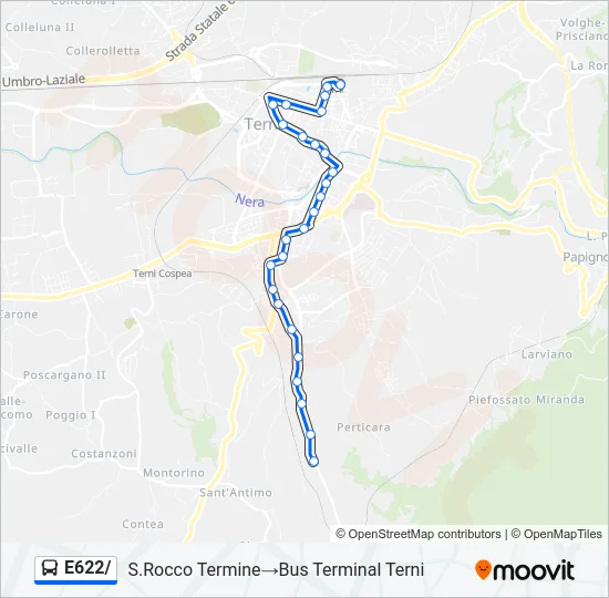 E622/ Bus Line Map