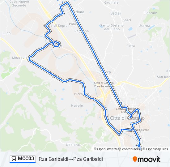 MCC03 bus Line Map