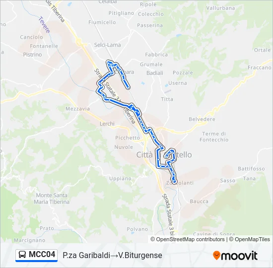 MCC04 Bus Line Map
