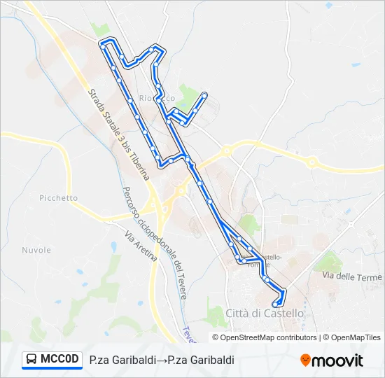 MCC0D Bus Line Map