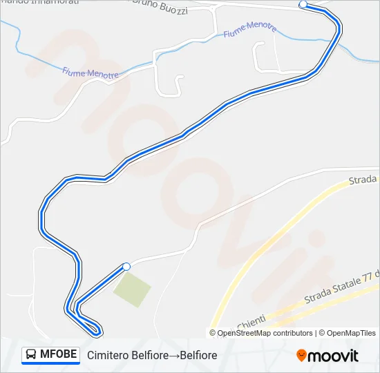 MFOBE Bus Line Map