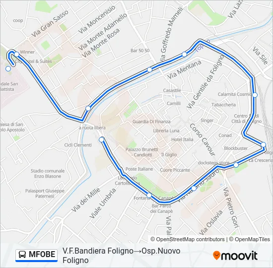 MFOBE Bus Line Map