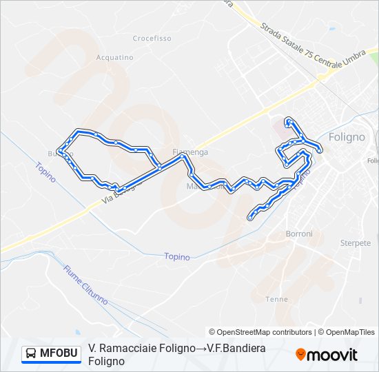 MFOBU bus Line Map