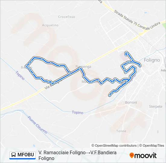 MFOBU Bus Line Map