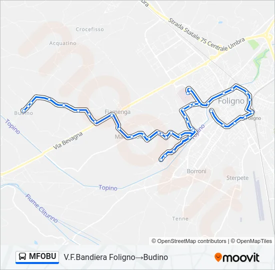 MFOBU Bus Line Map