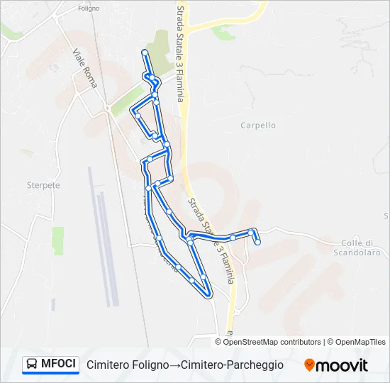 MFOCI Bus Line Map